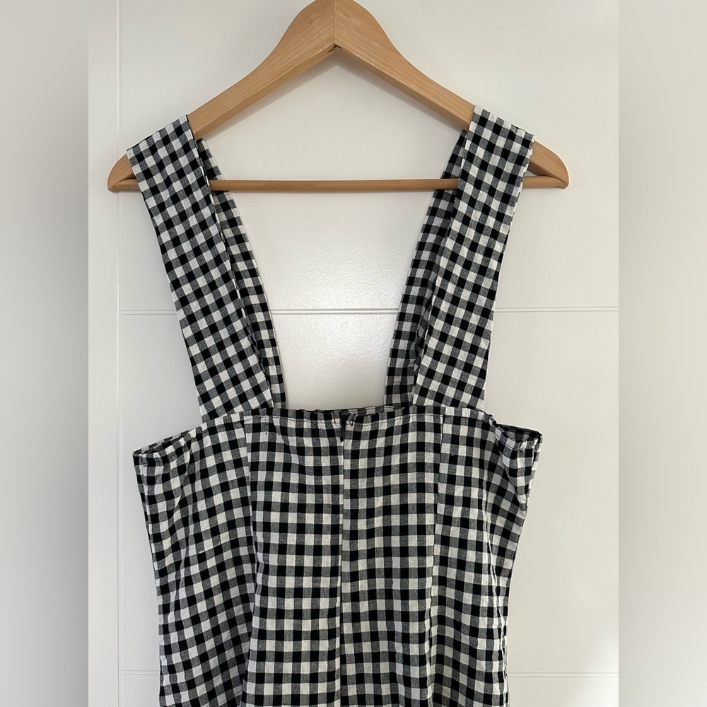 BNWT Papillon B&W Gingham Dress, size medium. - Picture 5 of 8
